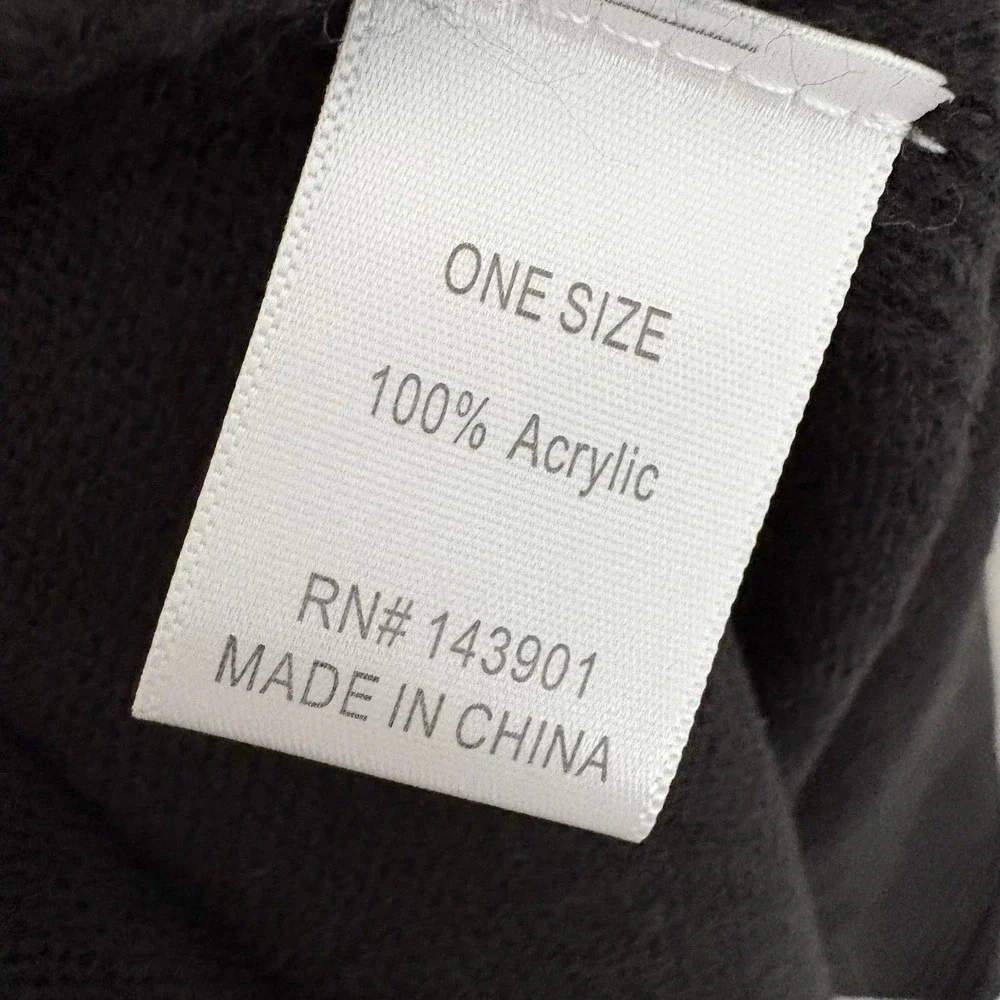 Coco + Carmen Wrap Kiara O/S Black Lightweight Open Front Layering Shawl Poncho